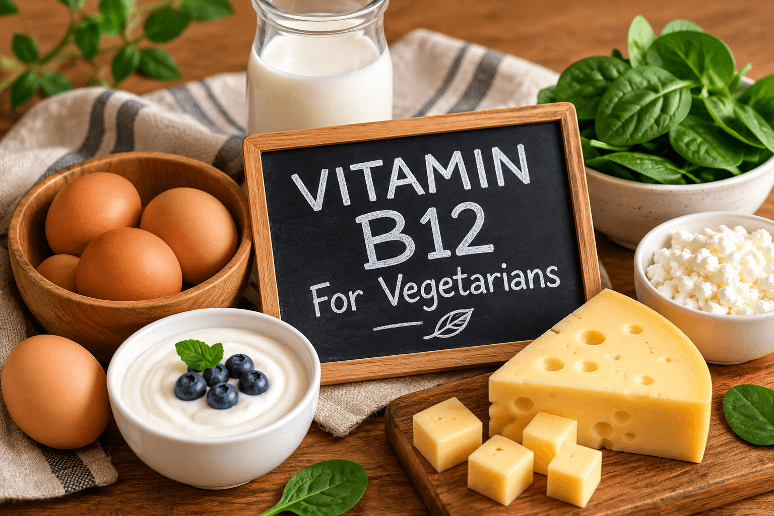 Vitamin B12 Foods For Vegetarians - NutriCompass