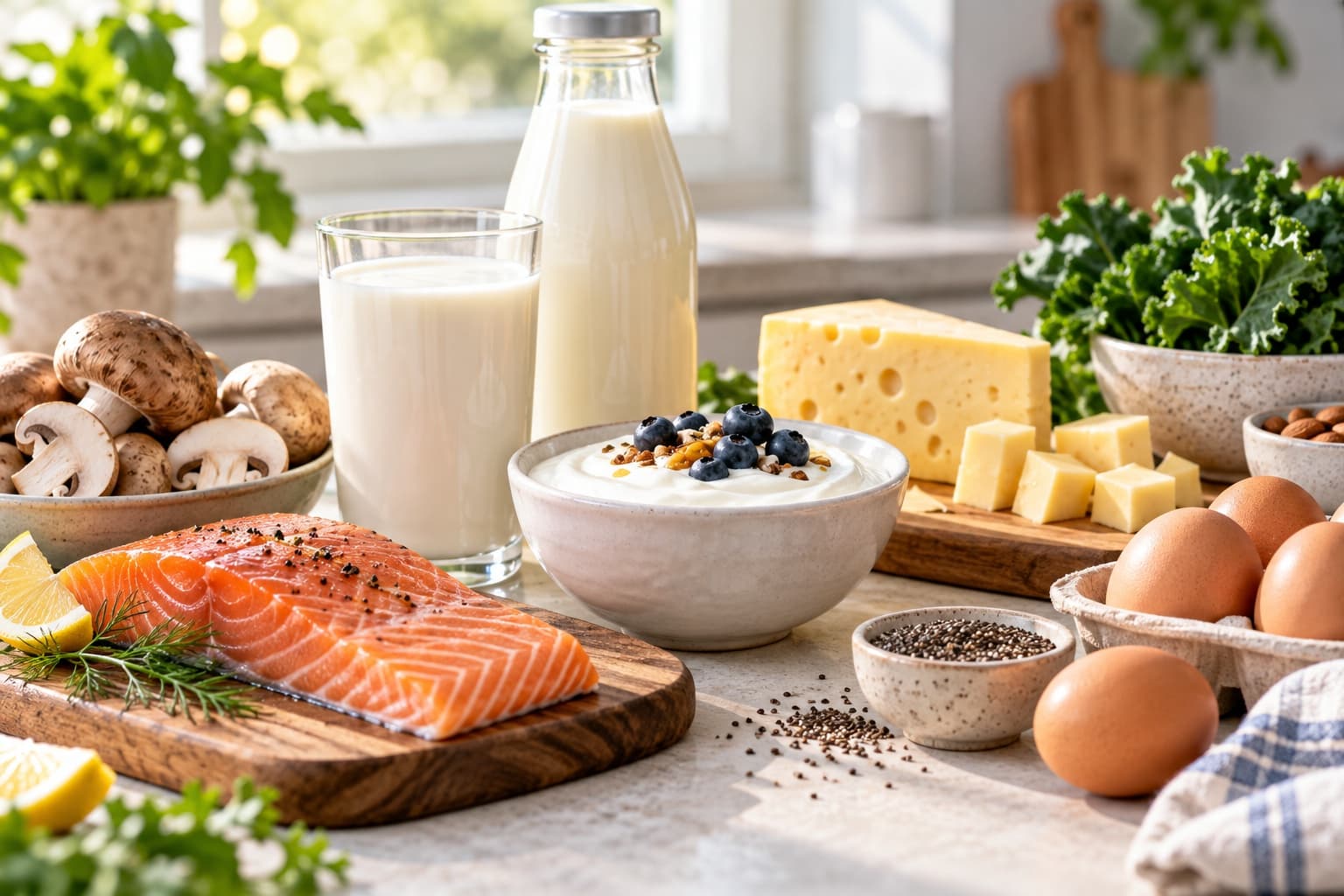 Best Foods For Vitamin D And Calcium - NutriCompass