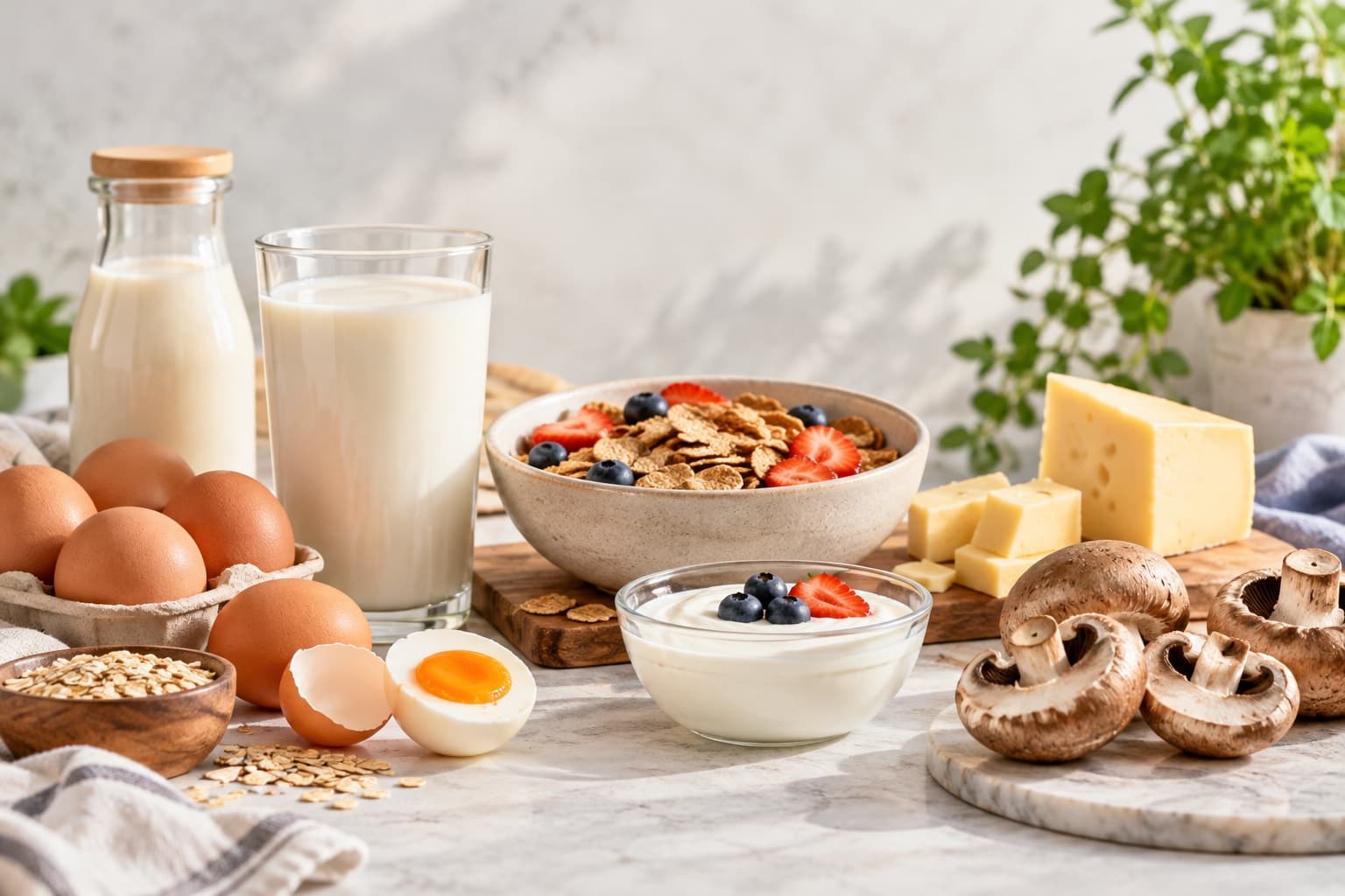 Vitamin D Foods For Vegetarians - NutriCompass