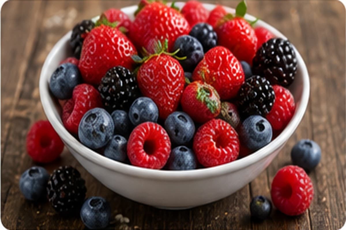Berries nutrition and healthy food