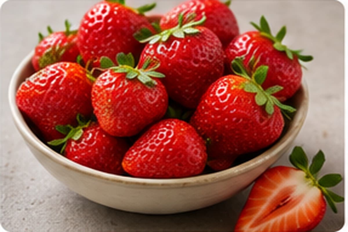 Strawberries nutrition and healthy food