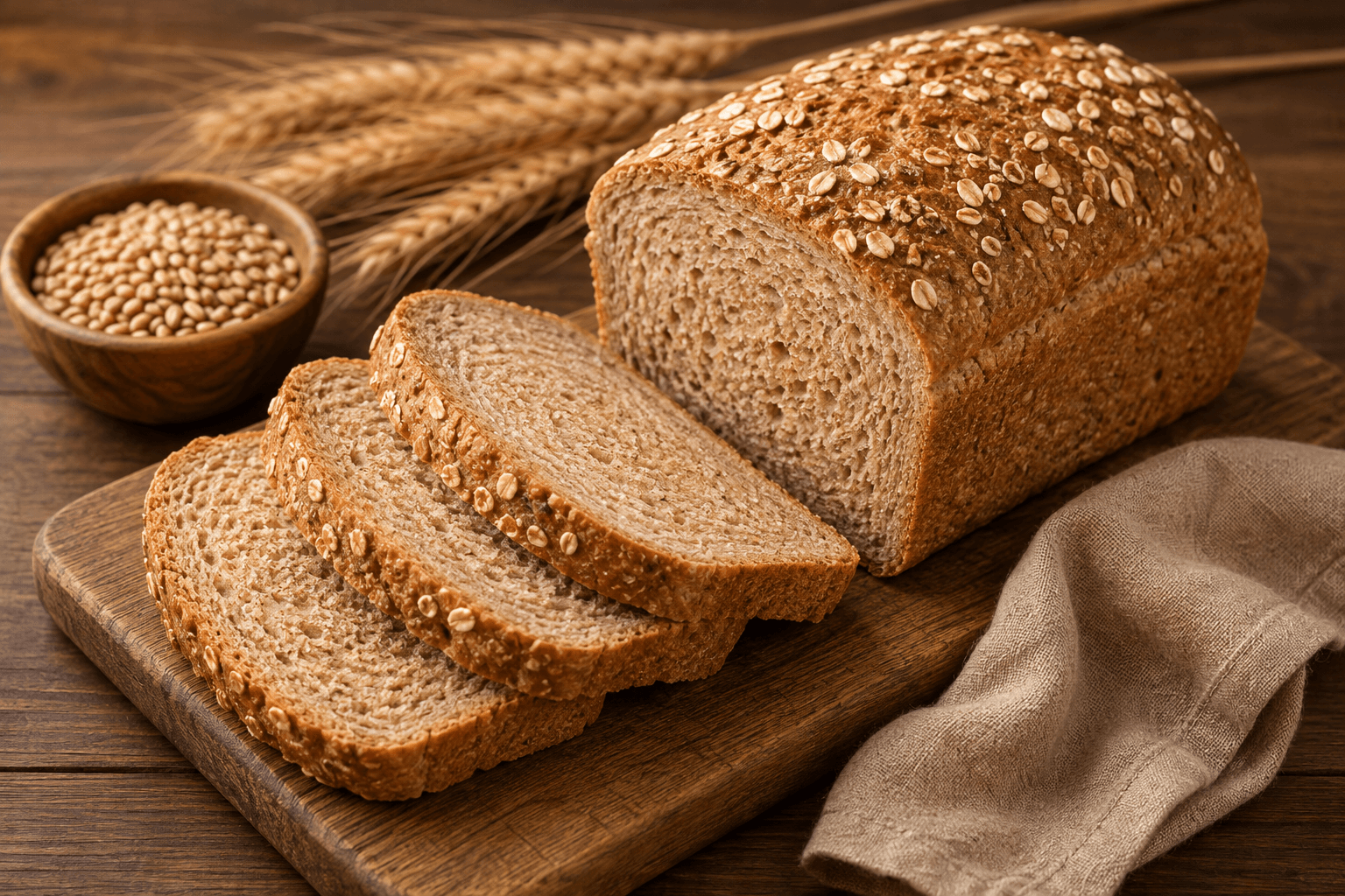 Whole Wheat Bread nutrition and healthy food