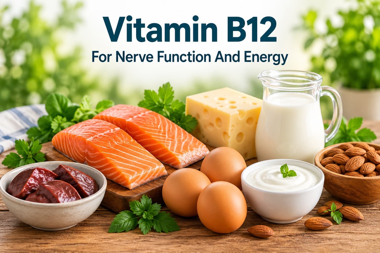 Vitamin B12 benefits and food sources