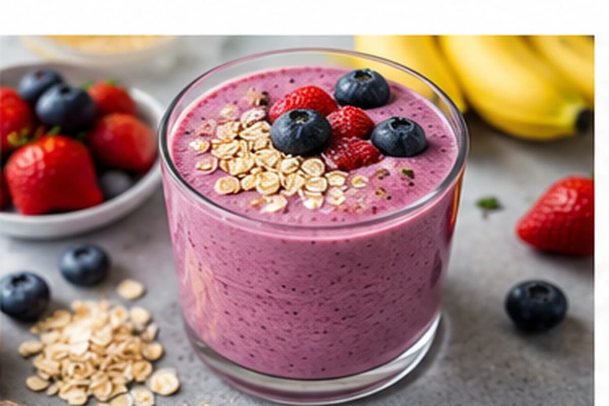 Berry Oat Smoothie recipe