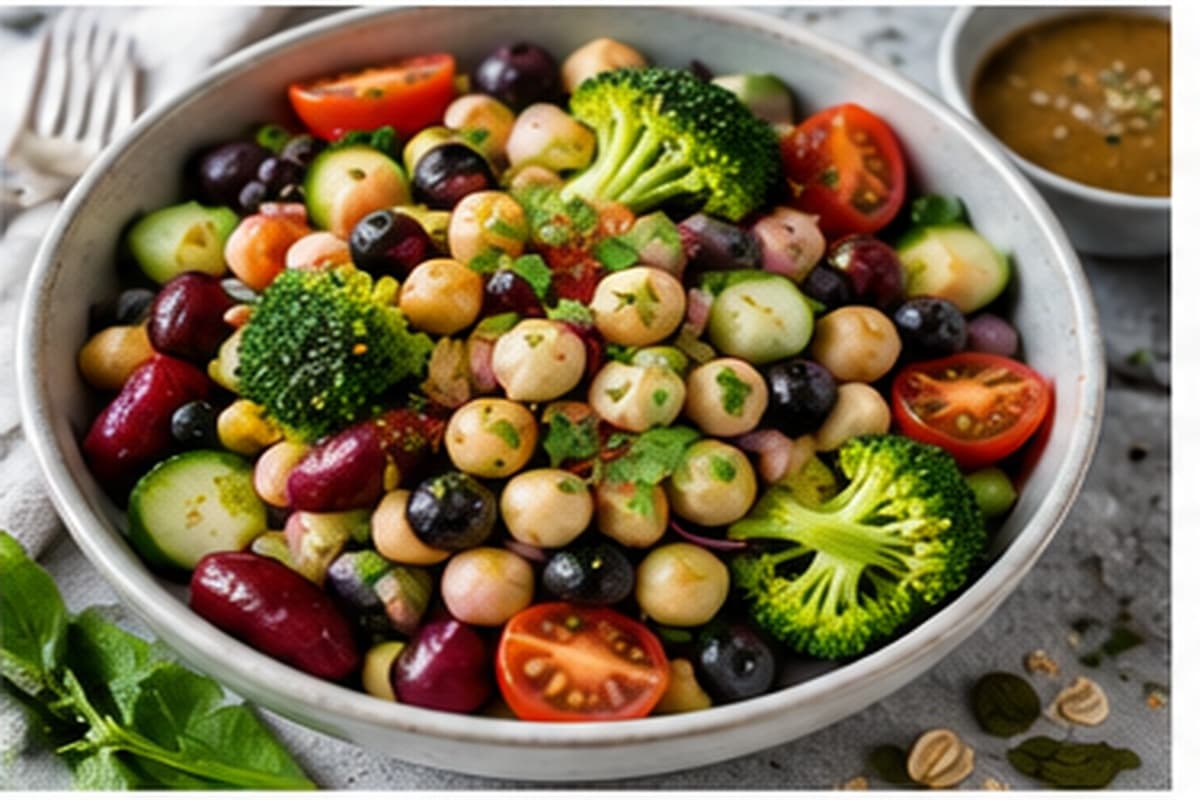 Iron Rich Bean Salad - Healthy Recipe