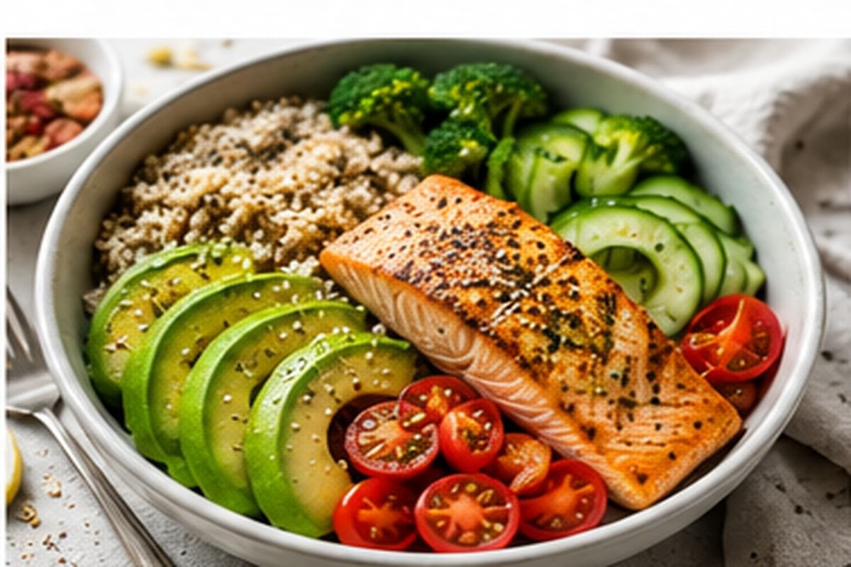 Salmon Avocado Bowl - Healthy Recipe