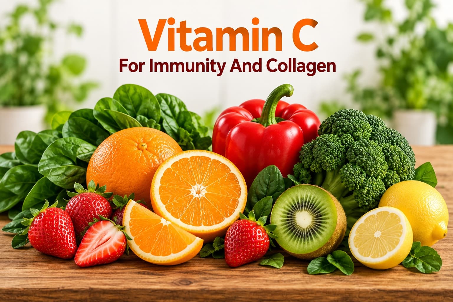 Vitamin C benefits and food sources