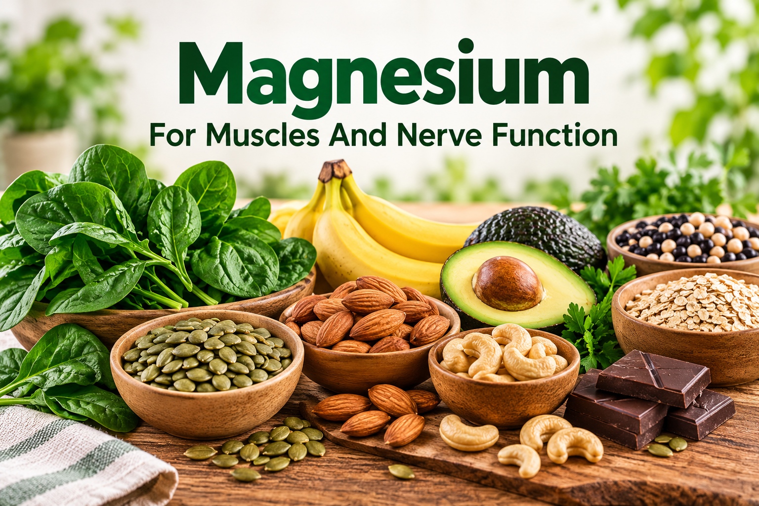 Magnesium nutrition and food sources