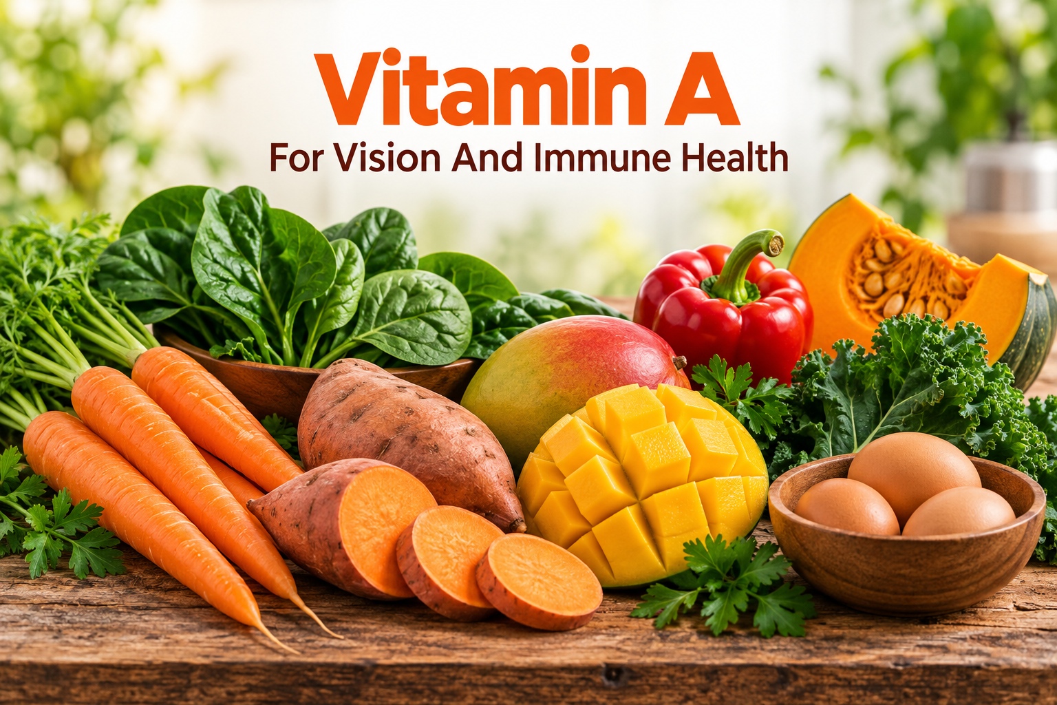 Vitamin A nutrition and food sources
