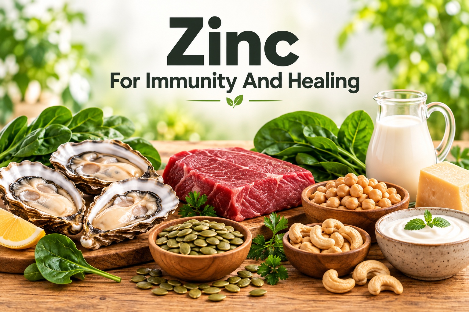 Zinc nutrition and food sources